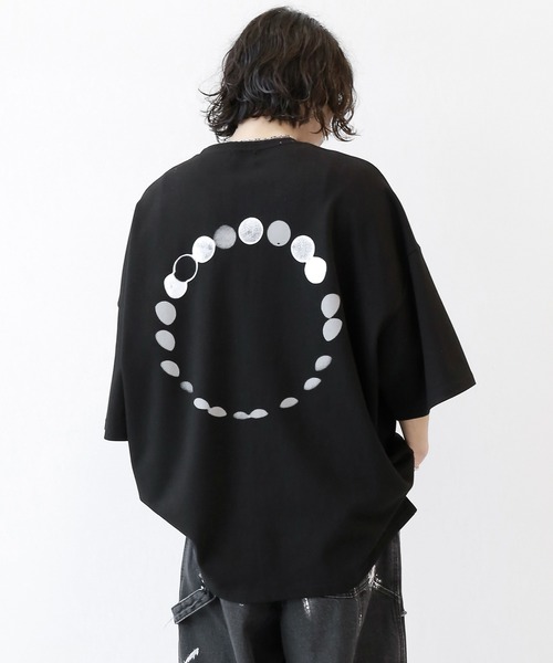 minsobi（ミンソビ） tシャツ ルナサークル半袖T プリントデザインT