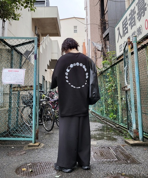 minsobi（ミンソビ） tシャツ ルナサークル半袖T プリントデザインT