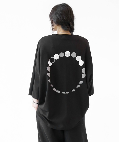 minsobi（ミンソビ） tシャツ ルナサークル半袖T プリントデザインT