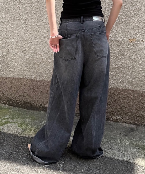 ロージーモンスター　デニムライクスイトピーパンツM ジーンズ デニム デニムパンツ Super wide mens like denim