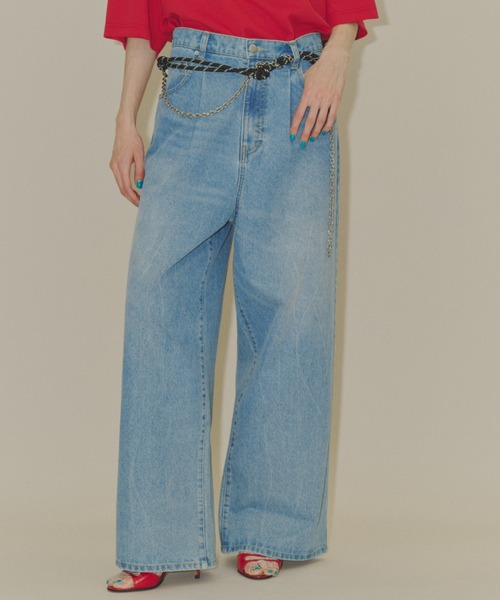 ジーンズ デニム デニムパンツ Super wide mens like denim／スーパー