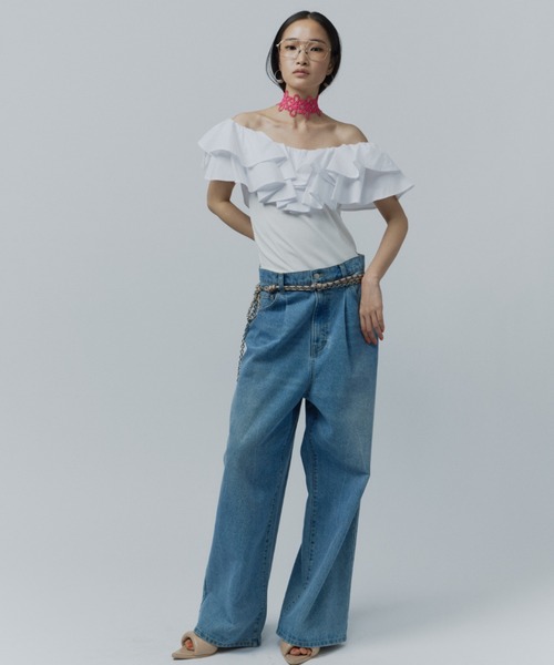ジーンズ デニム デニムパンツ Super wide mens like denim／スーパー