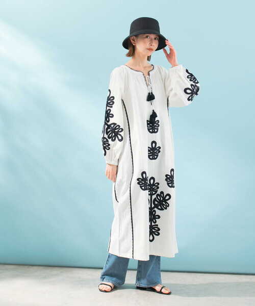 sara mallika ワンピース mallika KAZAKHSTAN DRESS レディース 