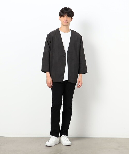 COMME CA ISM ジャケット ノーカラージャケット 「セットアップ