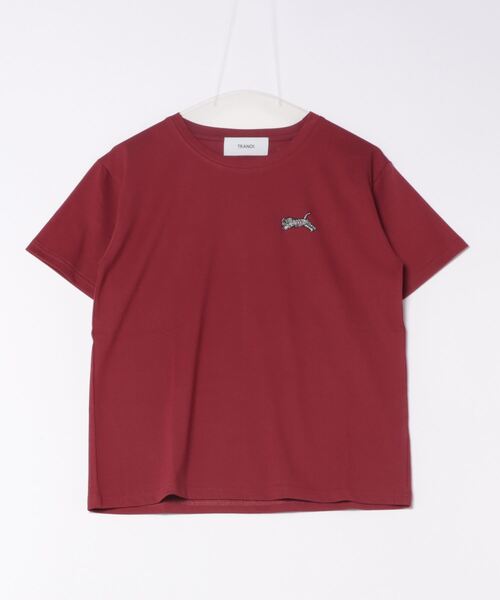 今期 新品 TRANOI. トラノイ DOUBLE EMBLEM SWEAT 黒 sacai（サカイ）Tシャツ・カットソー 黒 サイズ:3(L位) メンズ