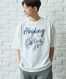tシャツ ラインフラワープリントＴ / 122077 メンズ｜ZOZOTOWN Yahoo!店