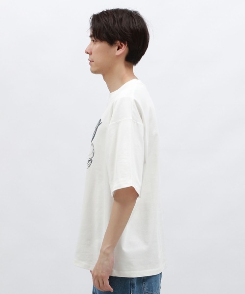【Aelfric Eden】ライン フラワープリント Tシャツ LAKOLE tシャツ ラインフラワープリントT / 122077 メンズ