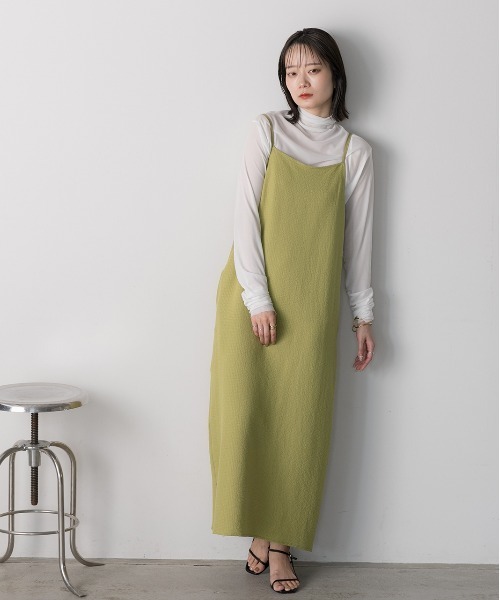 ad thie（アドティエ） ワンピース Iラインシルエット マキシキャミ