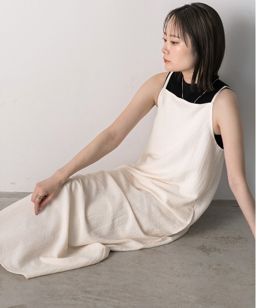 ad thie（アドティエ） ワンピース Iラインシルエット マキシキャミ