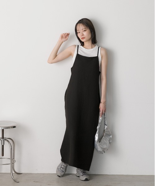 ad thie（アドティエ） ワンピース Iラインシルエット マキシキャミ
