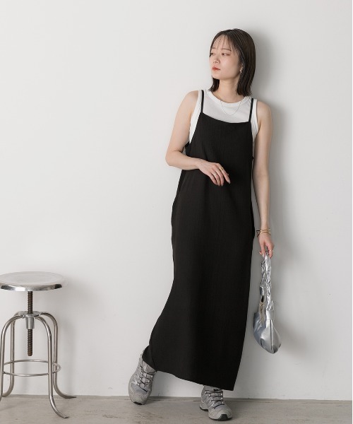 ad thie（アドティエ） ワンピース Iラインシルエット マキシキャミ