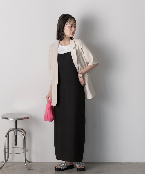 ad thie（アドティエ） ワンピース Iラインシルエット マキシキャミ
