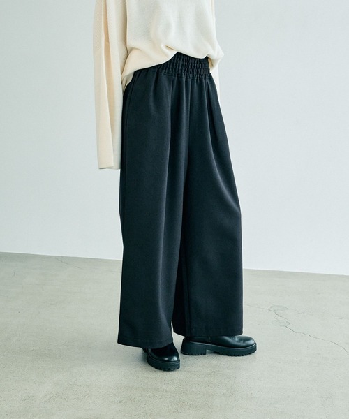 LEPSIM パンツ ギャザーワイドパンツAW 133638 レディース