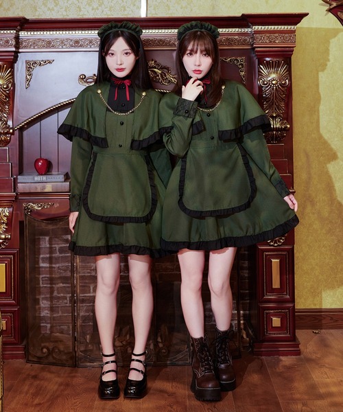 新品！Sサイズ・ハロウィン コスチューム・洋館メイド 2点 コスプレ 「 洋館メイドミニ 」 ハロウィン 衣装 メイド メイド