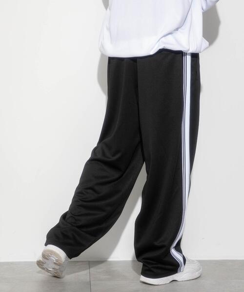 FILA パンツ ∴WEGO/別注FILAライントラックパンツ メンズ レディース