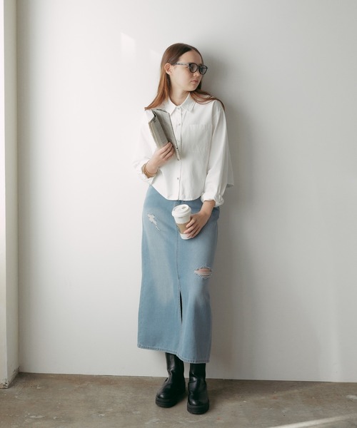 ROOP TOKYO ブラウス シャツ 「SEA LA VIEW / シーラビユウ