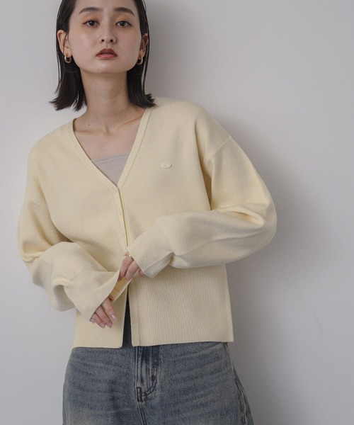 SENSE OF PLACE by URBAN RESEARCH カーディガン プレートツキニット