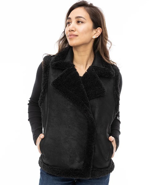 ベスト ジレ BILLABONG レディース SUEDE MOUTON BOA VES ベスト/ビラボンボアベスト レディース BILLABONG ベスト ジレ レディース SUEDE MOUTON BOA VES ベスト