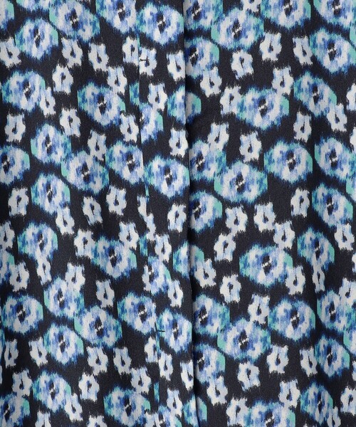 ISSEY MIYAKE フラワープリント ロングワンピース 花柄　バケーション ISSEY MIYAKE フラワープリント ロングワンピース 花柄 バケーション
