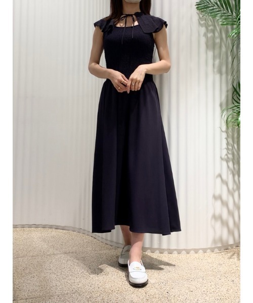 SNIDEL ブルー　ノースリーブ　ワンピース SNIDEL 「SNIDEL」 ノースリーブワンピース 1 ネイビー