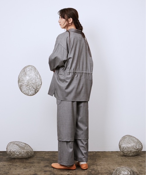 Dulcamara スラックス よそいき2WayルーズPT メンズ レディース