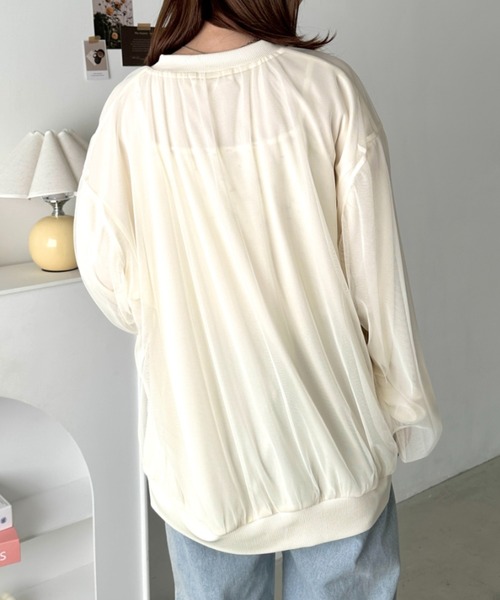 CLEA ブルゾン アウター チュールレイヤードブルゾン レディース