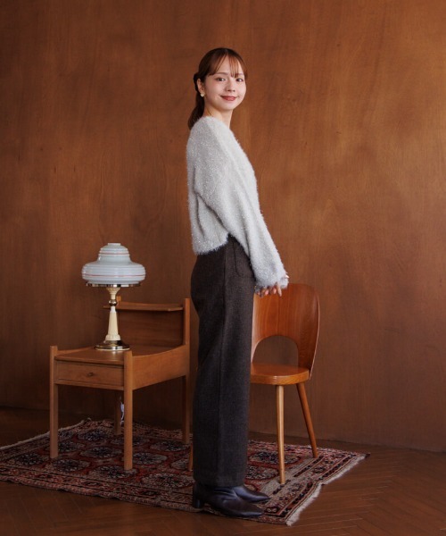 ニット セーター シャギーフラワーニット レディース 楽天市場】M/Lサイズ [2024-25 WINTER COLLECTION][MEISM by Re