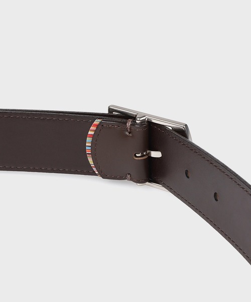 Paul Smith ベルト ロゴバックル レザーベルト「240709 CM