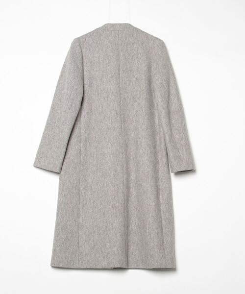 IENA（イエナ） ノーカラーコート 38 グレー レディース : ZOZOTOWN