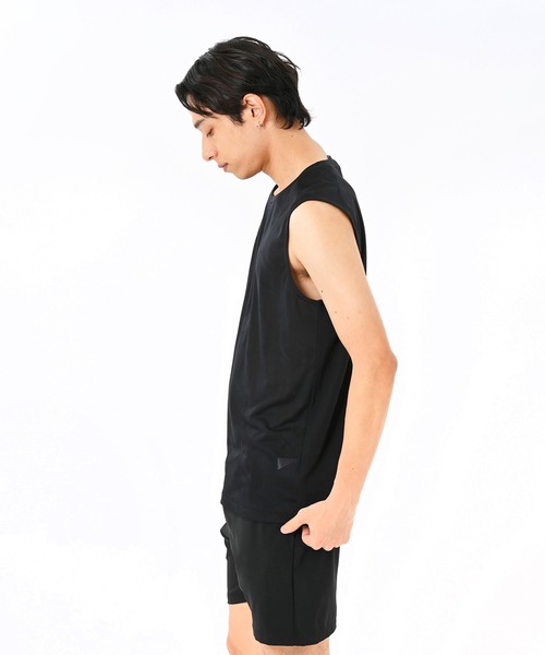 New Balance tシャツ Black Out ジャガードメッシュニット