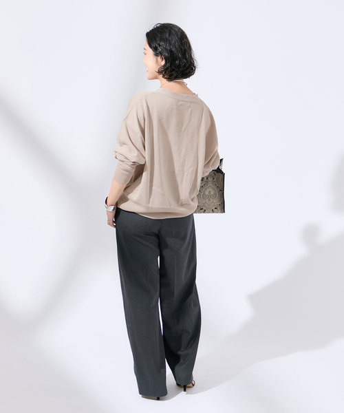 journal standard l黒ニットカーディガン journal standard L'essage カーディガン シャーリーカーン