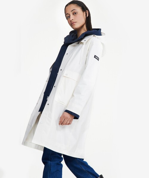 AIGLE 「AIGLE」 マウンテンパーカー M ホワイト レディース 