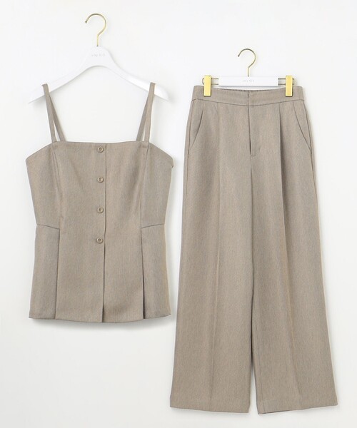 ANY SIS（エニィスィス） セットアップ 「洗える」ビスチェ ＆ ワイド