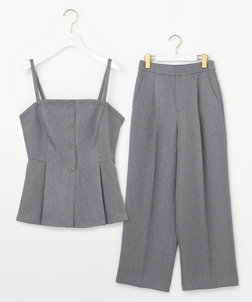 ANY SIS（エニィスィス） セットアップ 「洗える」ビスチェ ＆ ワイド