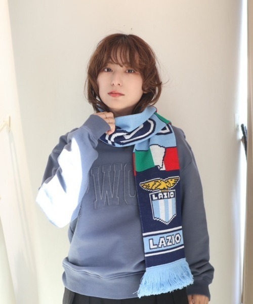 ラツィオ　サッカーマフラー 送料込み S.S.Lazio SSラツィオ マフラー 公式応援グッズ