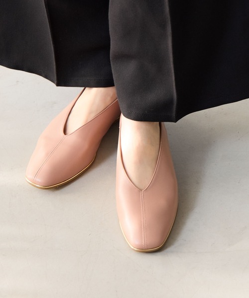 HIMIKO パンプス 「Made in Japan」「HIMIKO」メタルラインVカット