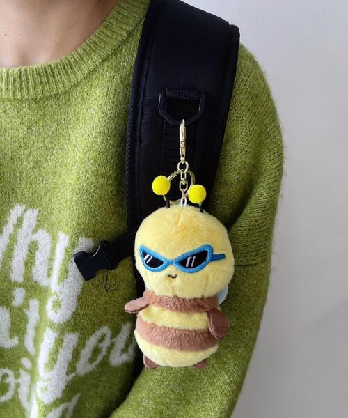 WEGO キーホルダー WEGO/サングラスみつばちぬいぐるみ