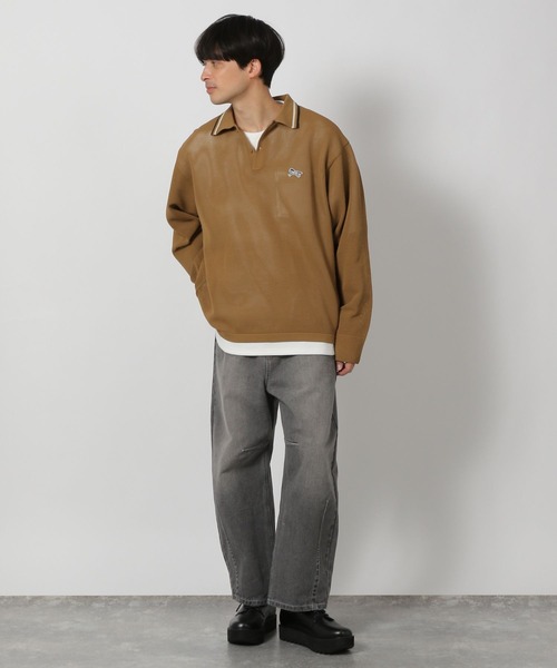 セーター ニット メッシュワンポイントポロニット / 284371 メンズ | LAKOLE | 12