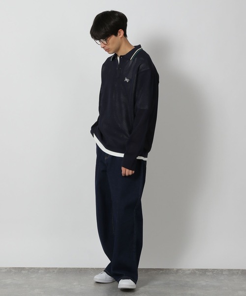 セーター ニット メッシュワンポイントポロニット / 284371 メンズ | LAKOLE | 14