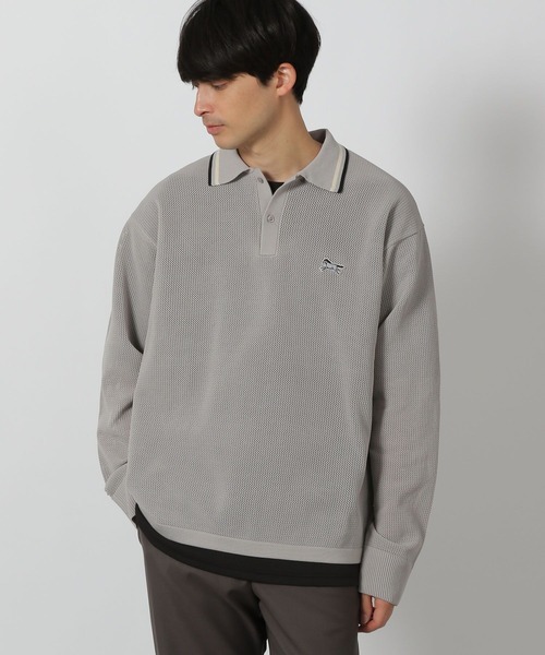 セーター ニット メッシュワンポイントポロニット / 284371 メンズ | LAKOLE | 11