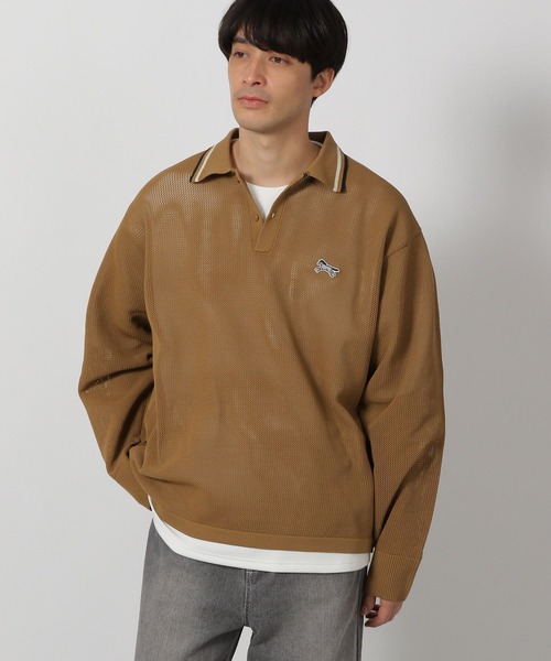 セーター ニット メッシュワンポイントポロニット / 284371 メンズ | LAKOLE | 13