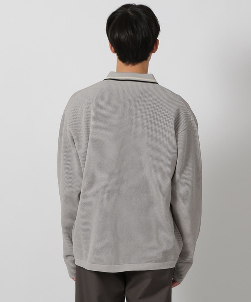 セーター ニット メッシュワンポイントポロニット / 284371 メンズ | LAKOLE | 18