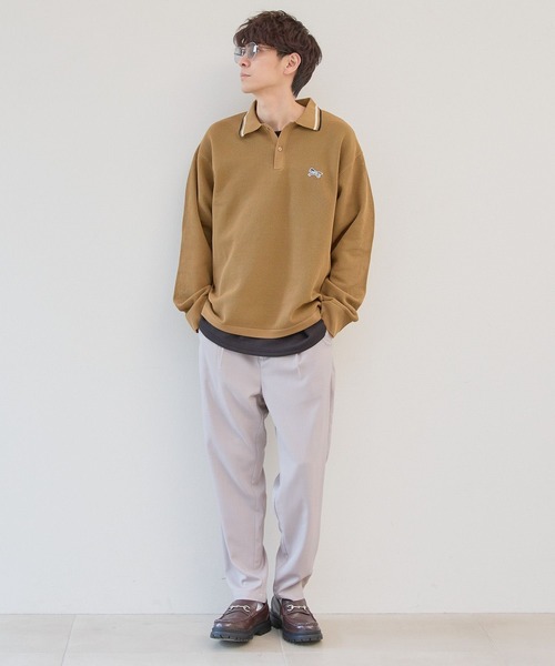 セーター ニット メッシュワンポイントポロニット / 284371 メンズ | LAKOLE | 06