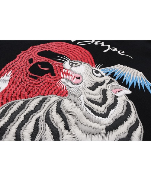 人気ブランド!!【A BATHING APE】TIGER SOUVENIR ZIP HOODIE BAPE Tiger Souvenir Zip Hoodie Grey メンズ - SS25 - JP