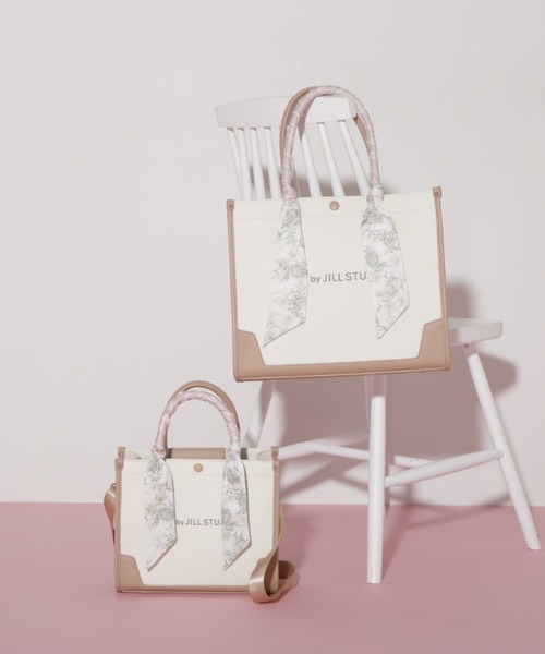 国内配送★JILL by JILL STUART★フラワースカーフトート 小 フラワースカーフトート小 | JILL by JILL STUART（ジル バイ