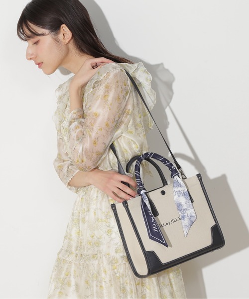 すぐ届く【JILL by JILL】トート フラワー スカーフ Link J スカーフトートバッグ | JILL by JILL STUART（ジル バイ