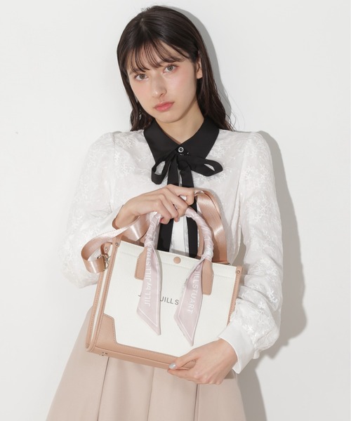 A4収納可能＜JILL by JILL STUART＞フラワースカーフトート大 フラワースカーフトート大 | JILL by JILL STUART（ジル バイ