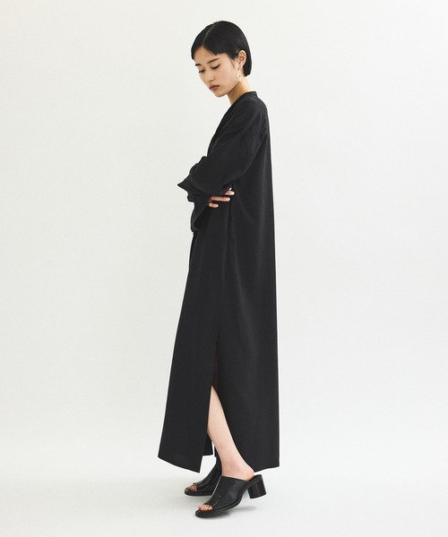 ADAM ET ROPE' FEMME マキシ丈ワンピース ワンピース ADAM ET ROPE' ワンピース リネンマキシワンピース : ZOZOTOWN