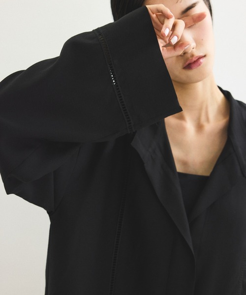 アダムエロペ＊ブラックマキシ丈ワンピース＊ ADAM ET ROPE' ワンピース リネンマキシワンピース : ZOZOTOWN