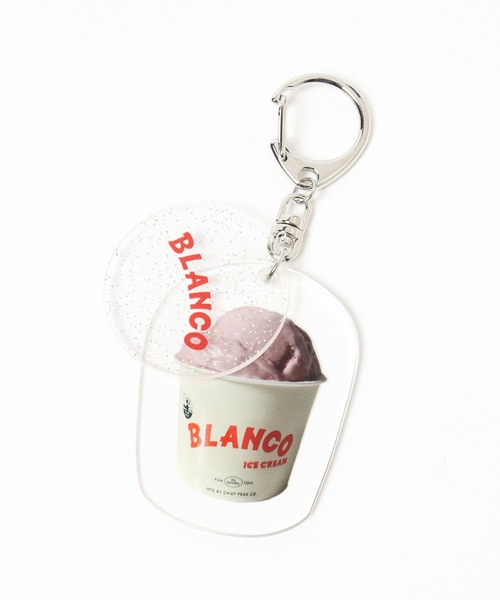 LEPSIM（レプシィム） キーホルダー 「BLANCO ICE CREAM×LEPSIM
